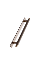 Furnipart - Manor Back - greb i zink Antik messing CC192mm L254mm B20mm H39m
